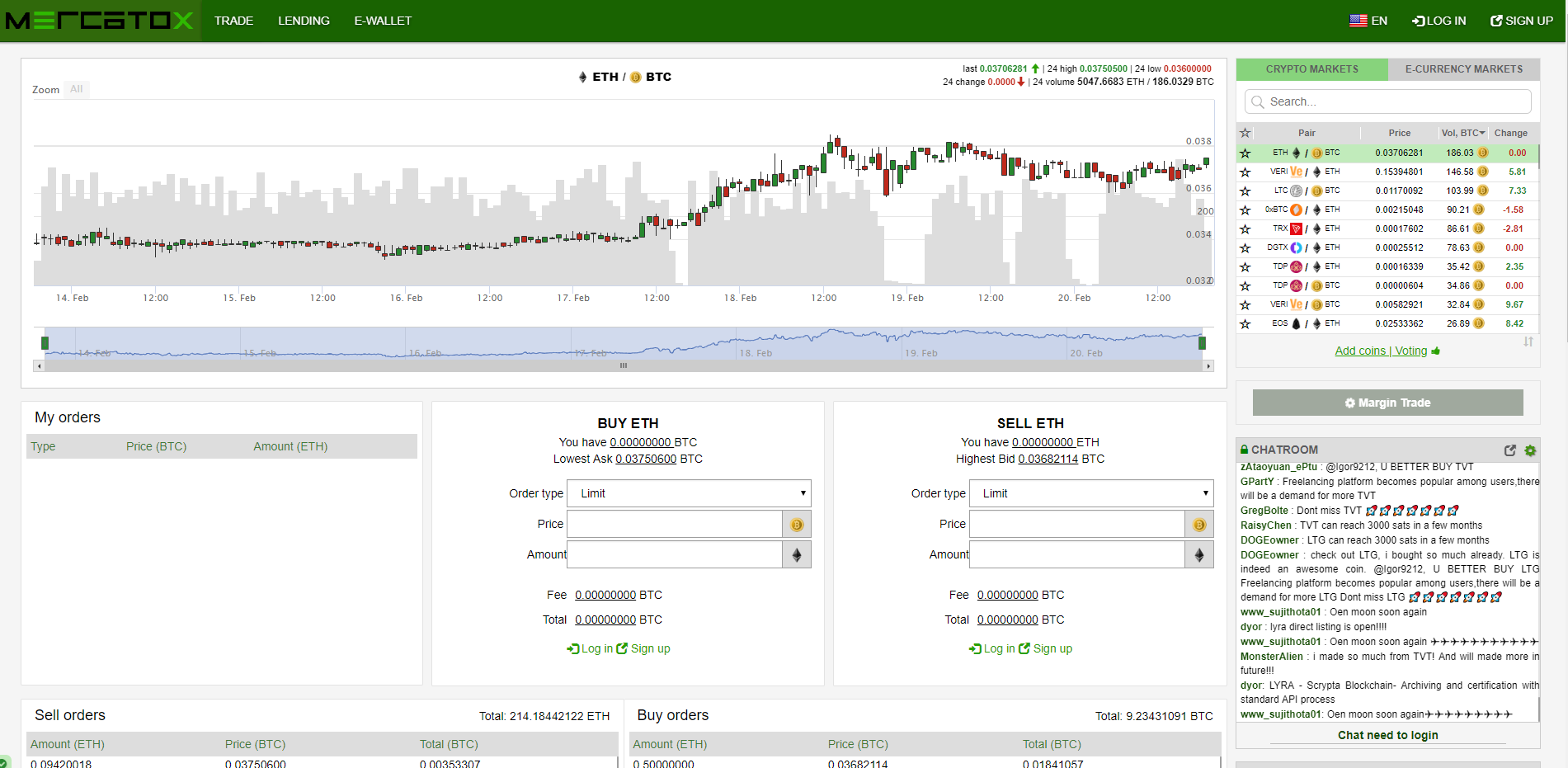 Mercatox coins