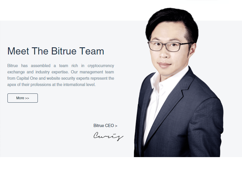 Bitrue CEO Curis Wang