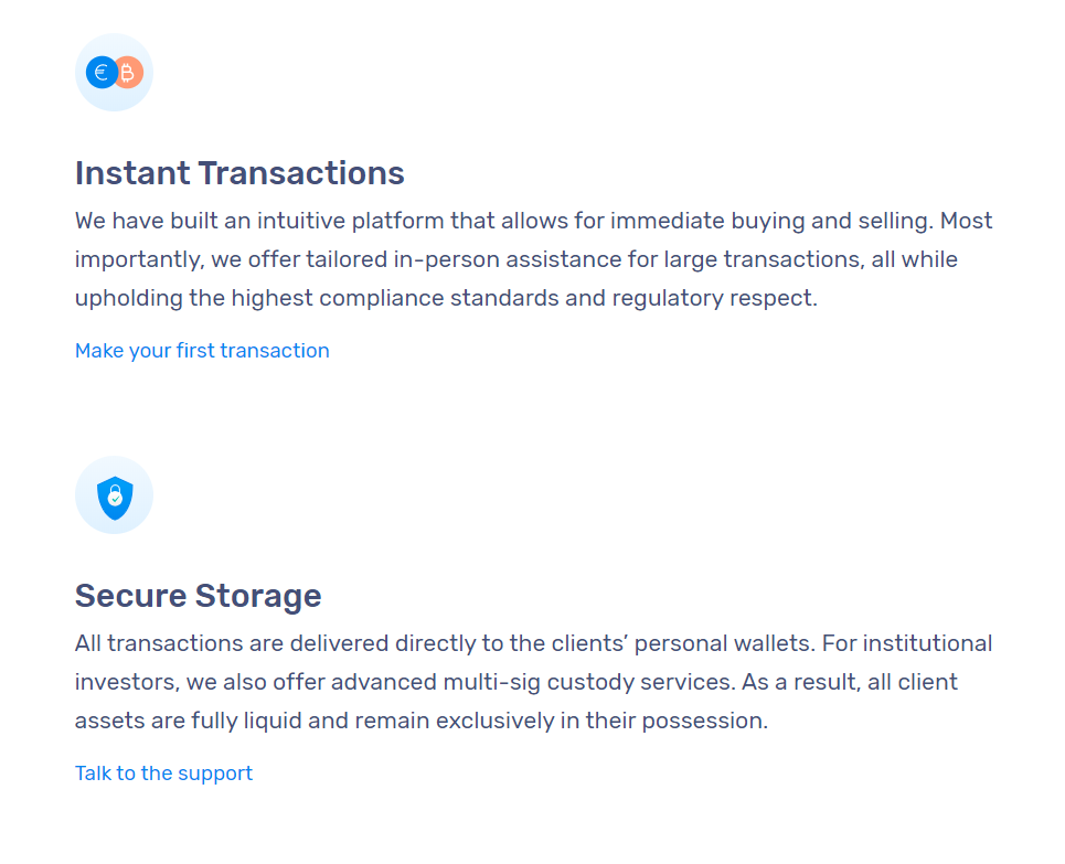 Coinhouse Advantages