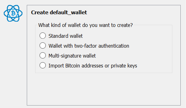 Electrum Wallet Create Default