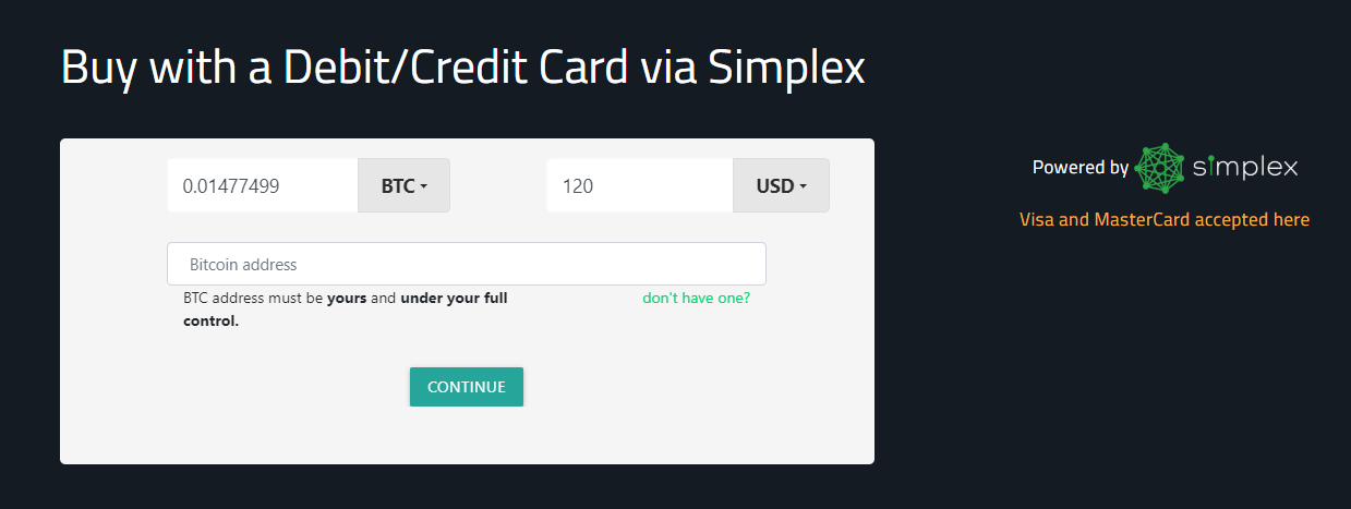 CoinFlip Deposit Methods